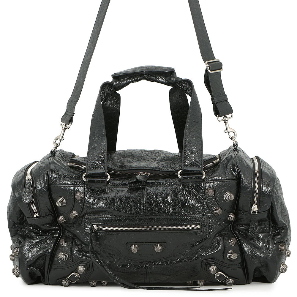 Balenciaga Boston Bag Lucagol Duffle Shoulder Black